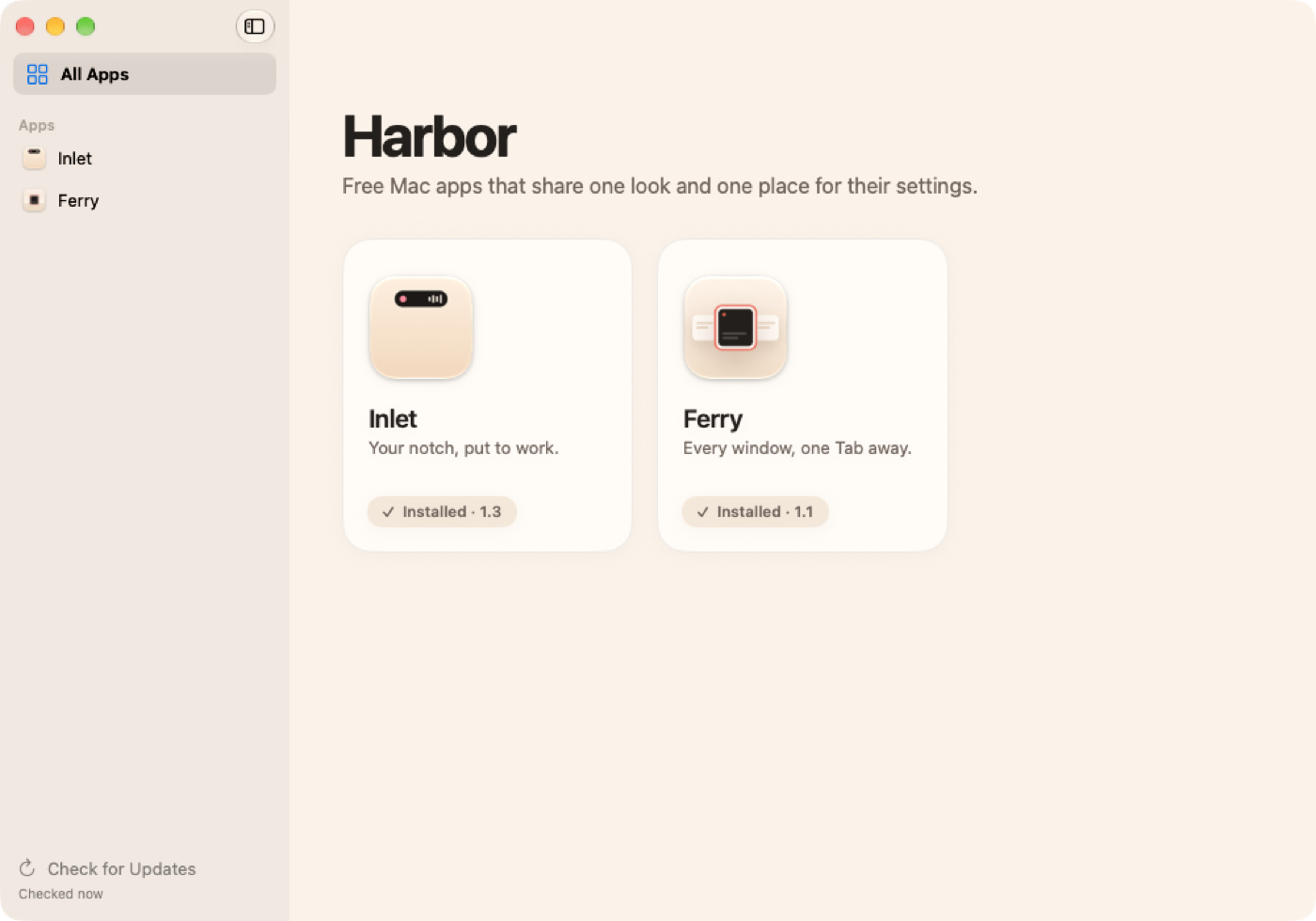 Harbor showing Inlet and Ferry on its shelf